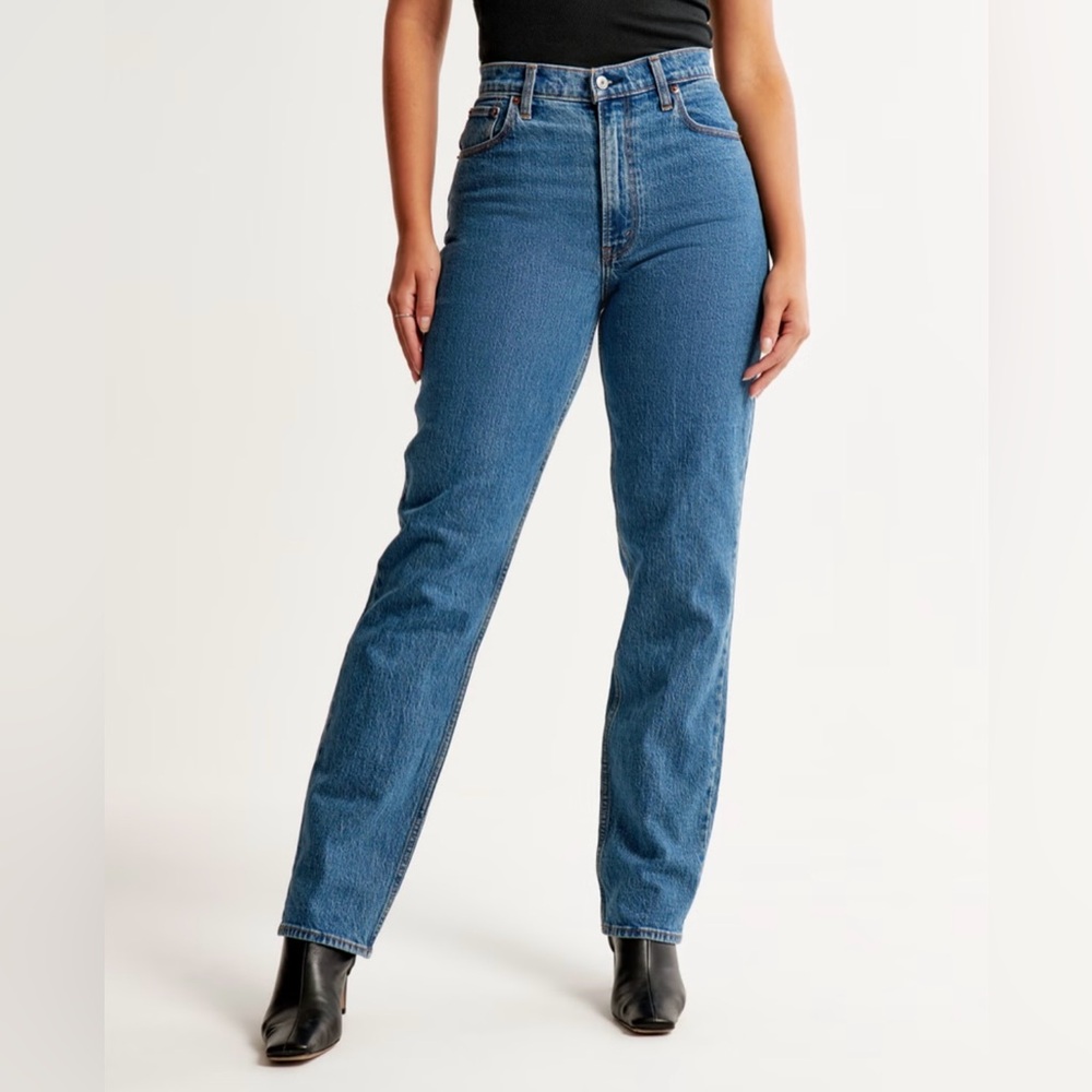 Abercrombie & Fitch Ultra High Rise 90s Straight